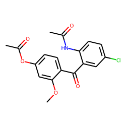 Clorazepate M (hydroxymethoxy-), hydrolysis, acetylated