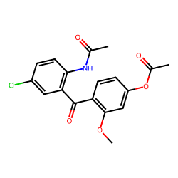 Halazepam M (desalkylhydroxymethoxy-), hydrolysis, acetylated
