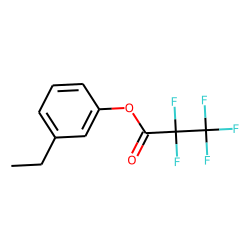 3-Ethylphenol, O-pentafluoropropionyl-