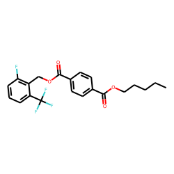Terephthalic acid, 2-fluoro-6-(trifluoromethyl)benzyl pentyl ester