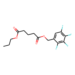 Glutaric acid, propyl 2,3,4,5-tetrafluorobenzyl ester