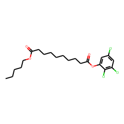 Sebacic acid, pentyl 2,3,5-trichlorophenyl ester