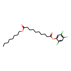 Sebacic acid, octyl 2,4,5-trichlorophenyl ester
