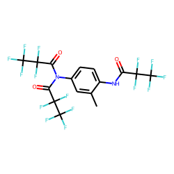 2-Methylbenzene-1,4-diamine, tris(pentafluoropropionyl)-, isomer 2