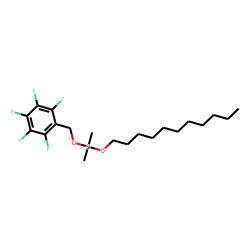 Silane, dimethyl(pentafluorobenzyloxy)undecyloxy-