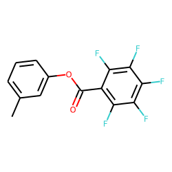 3-Methylphenol, pentafluorobenzoyl ester