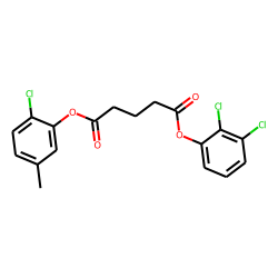 Glutaric acid, 2,3-dichlorophenyl 2-chloro-5-methylphenyl ester