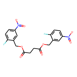 Succinic acid, di(2-fluoro-5-nitrobenzyl) ester