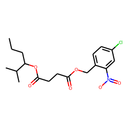 Succinic acid, 4-chloro-2-nitrobenzyl 2-methylhex-3-yl ester