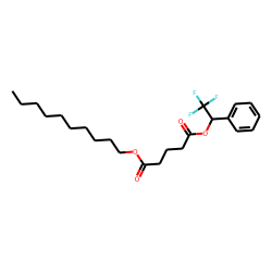 Glutaric acid, decyl 1-phenyl-2,2,2-trifluoroethyl ester