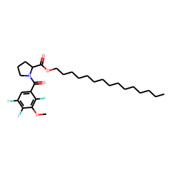 L-Proline, N-(2,4,5-trifluoro-3-methoxybenzoyl)-, pentadecyl ester