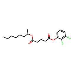 Glutaric acid, 2,3-dichlorophenyl 2-octyl ester
