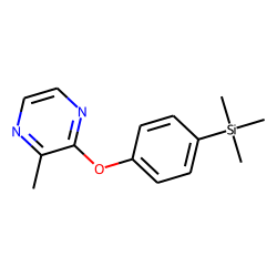 2-(P-trimethylsilylphenoxy)-3-methyl pyrazine