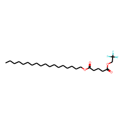 Glutaric acid, 2,2,2-triluoroethyl octadecyl ester