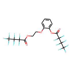 2-(2-Hydroxyethoxy)phenol, bis(heptafluorobutyrate)