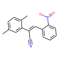 o-Nitrobenzylidene-2,5-dimethylphenylacetonitrile
