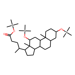 Deoxycholic acid, tris(trimethylsilyl) deriv.