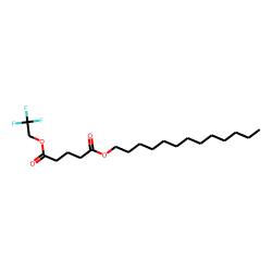 Glutaric acid, 2,2,2-triluoroethyl tridecyl ester