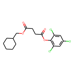 Succinic acid, cyclohexylmethyl 2,4,6-trichlorophenyl ester