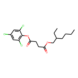 Succinic acid, 2-ethylhexyl 2,4,6-trichlorophenyl ester