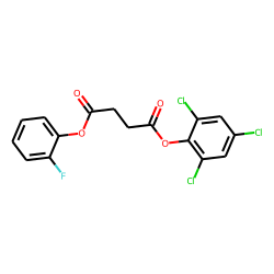 Succinic acid, 2-fluorophenyl 2,4,6-trichlorophenyl ester