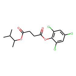 Succinic acid, 3-methylbut-2-yl 2,4,6-trichlorophenyl ester