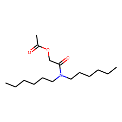 Acetoxyacetamide, N,N-dihexyl-