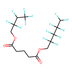 Glutaric acid, 2,2,3,3,4,4,5,5-octafluoropentyl 2,2,3,4,4,4-hexafluorobutyl ester