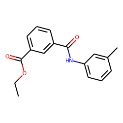Isophthalic acid, monoamide, N-(3-methylphenyl)-, ethyl ester