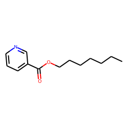 Nicotinic acid, heptyl ester