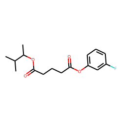 Glutaric acid, 3-methylbut-2-yl 3-fluorophenyl ester
