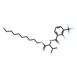 L-Valine, N-(2-fluoro-3-trifluoromethylbenzoyl)-, decyl ester