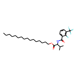 L-Valine, N-(2-fluoro-3-trifluoromethylbenzoyl)-, hexadecyl ester