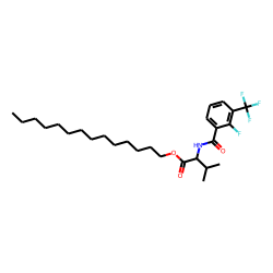 L-Valine, N-(2-fluoro-3-trifluoromethylbenzoyl)-, tetradecyl ester