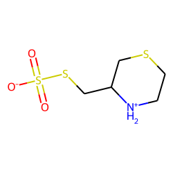 3-Thiomorpholinemethanol, s-hydrogenthiosulfate