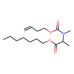 DL-Alanine, N-methyl-N-(byt-4-en-1-yloxycarbonyl)-, heptyl ester