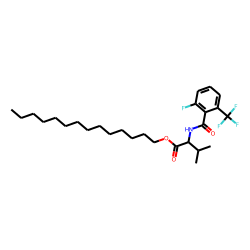L-Valine, N-(2-fluoro-6-trifluoromethylbenzoyl)-, tetradecyl ester