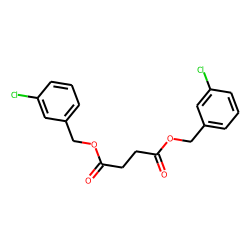 Succinic acid, di(3-chlorobenzyl) ester