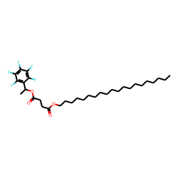 Succinic acid, eicosyl 1-(pentafluorophenyl)ethyl ester
