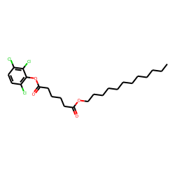 Adipic acid, dodecyl 2,3,6-trichlorophenyl ester