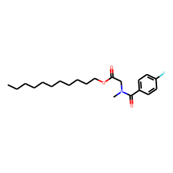 Sarcosine, N-(4-fluorobenzoyl)-, undecyl ester