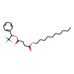 Succinic acid, decyl 1-phenyl-2,2,2-trifluoroethyl ester