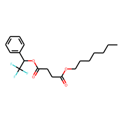 Succinic acid, heptyl 1-phenyl-2,2,2-trifluoroethyl ester