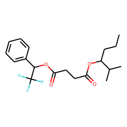 Succinic acid, 2-methylhex-3-yl 1-phenyl-2,2,2-trifluoroethyl ester