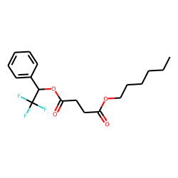 Succinic acid, hexyl 1-phenyl-2,2,2-trifluoroethyl ester