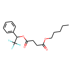 Succinic acid, pentyl 1-phenyl-2,2,2-trifluoroethyl ester