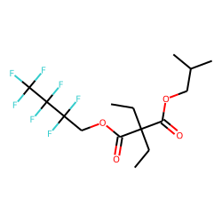 Diethylmalonic acid, 2,2,3,3,4,4,4-heptafluorobutyl isobutyl ester