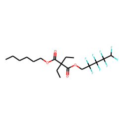 Diethylmalonic acid, hexyl 2,2,3,3,4,4,5,5-octafluoropentyl ester