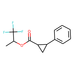 Cyclopropanecarboxylic acid, trans-2-phenyl-, 1,1,1-trifluoroprop-2-yl ester