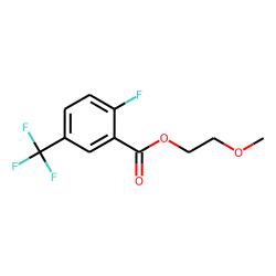 6-Fluoro-3-trifluoromethylbenzoic acid, 2-methoxyethyl ester